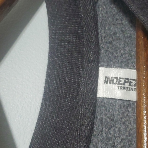 Independent Trading Company mens size large grey white roughnecks barbershop - Picture 6 of 15